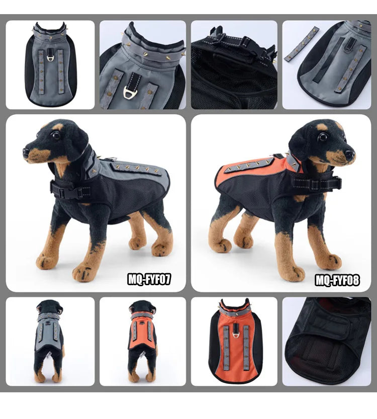 Protective Dog Vest for Small-Medium Dogs in Green Camouflage