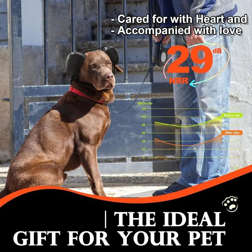 Noise Protection Dog Ear Muffs Hearing Protection