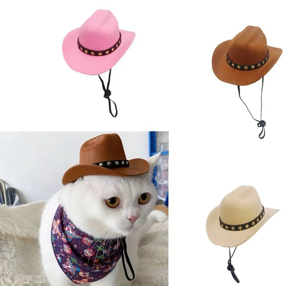 Wild West Cowboy Hat for Small Dog or Cat