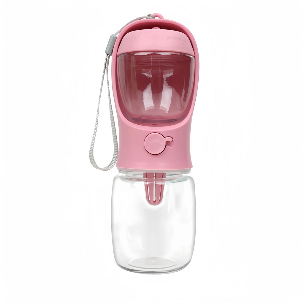 Portable Food and Water Dispenser Bottle in Blue