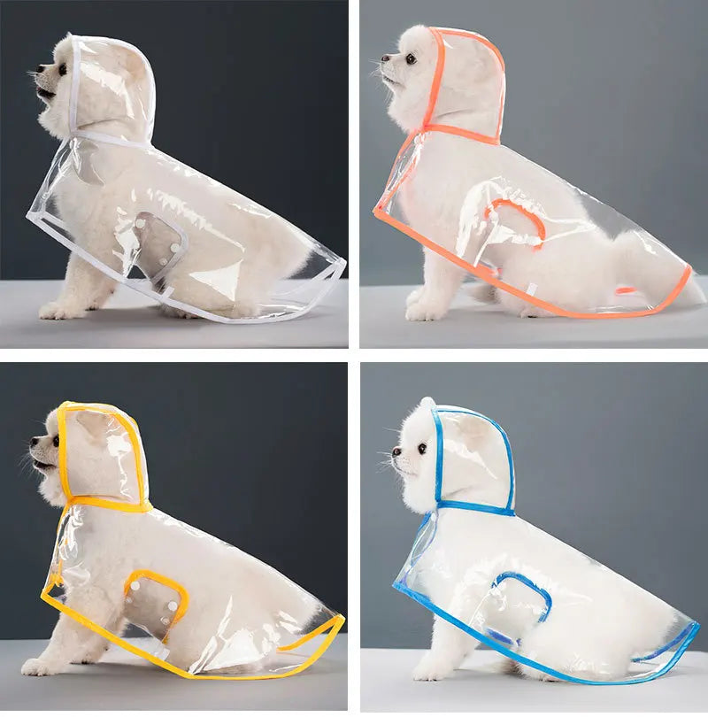 Transparent Dog Raincoat