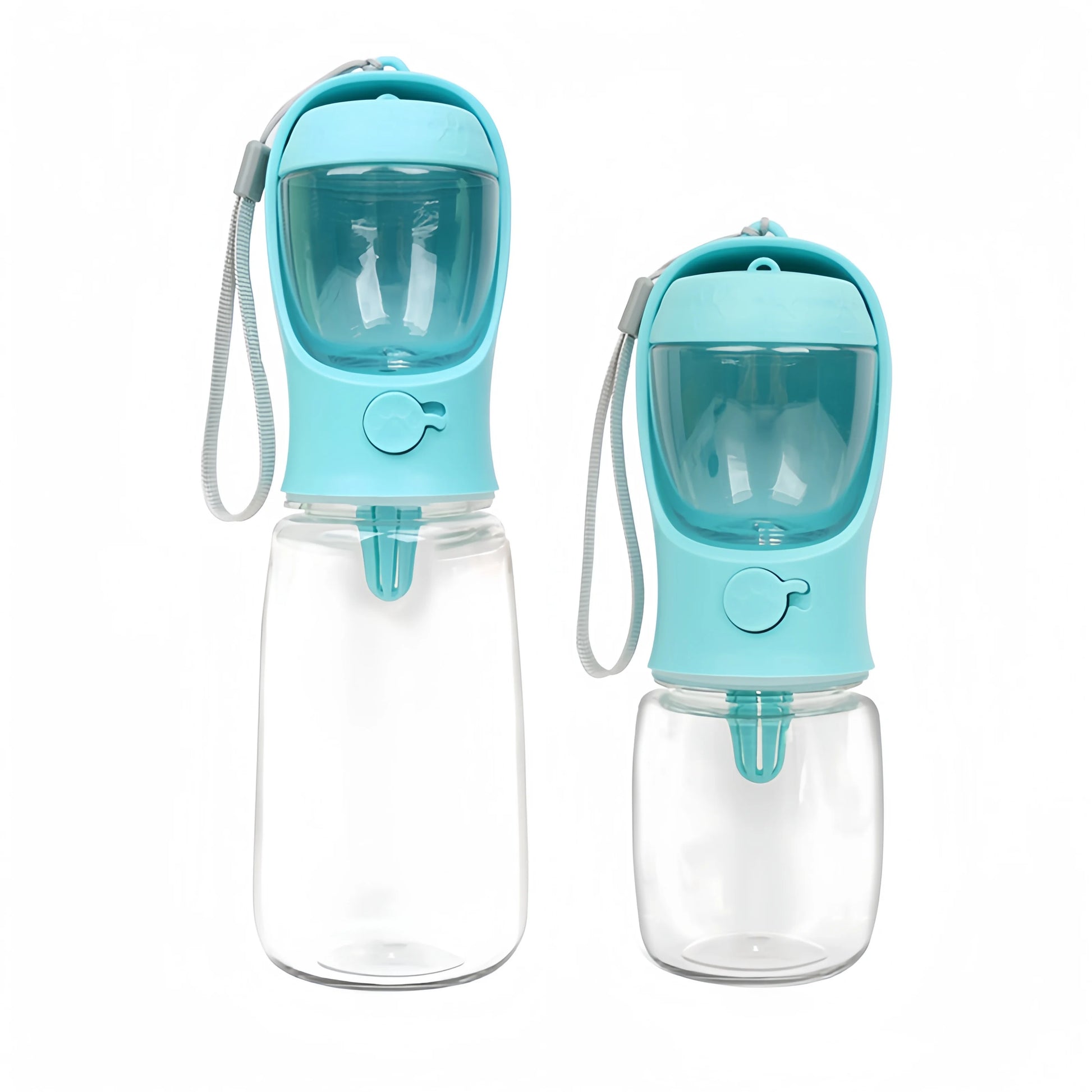 Portable Food and Water Dispenser Bottle in Blue
