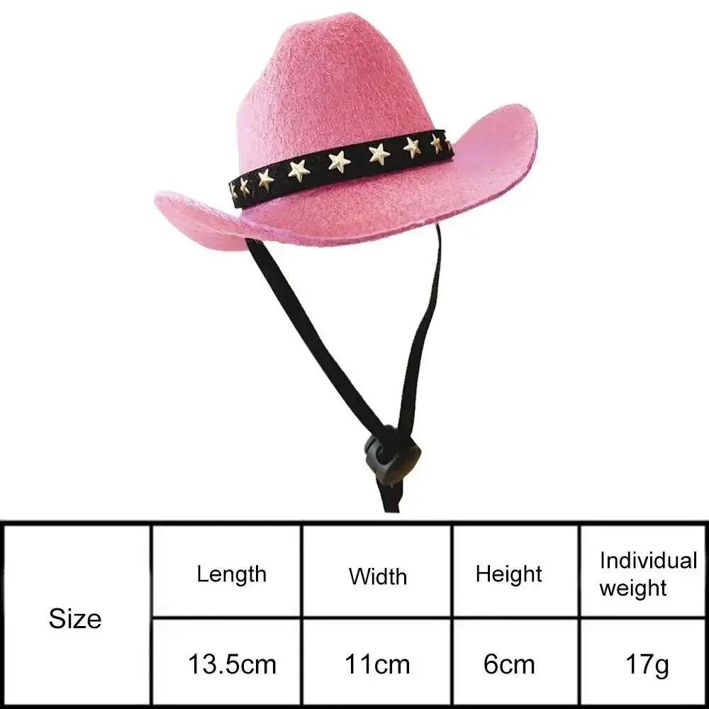 Wild West Cowboy Hat for Small Dog or Cat