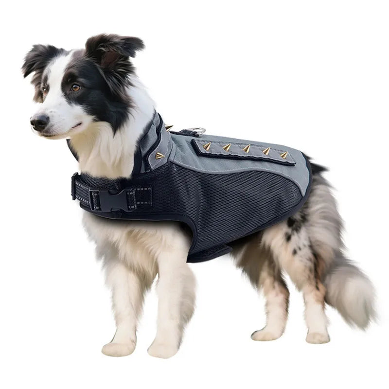 Protective Dog Vest for Small-Medium Dogs in Green Camouflage
