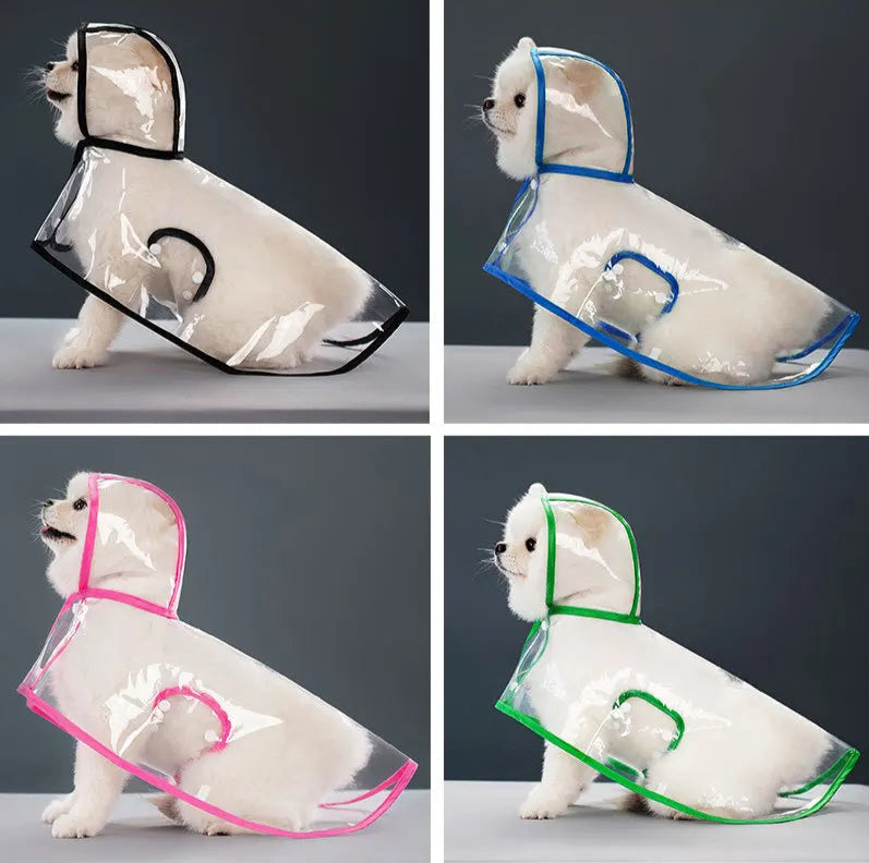 Transparent Dog Raincoat