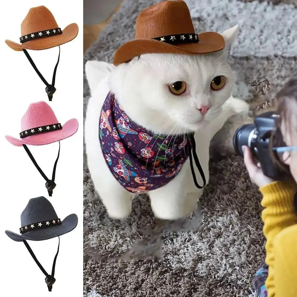 Wild West Cowboy Hat for Small Dog or Cat