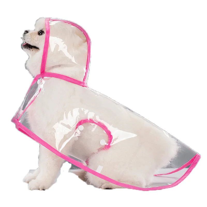 Transparent Dog Raincoat