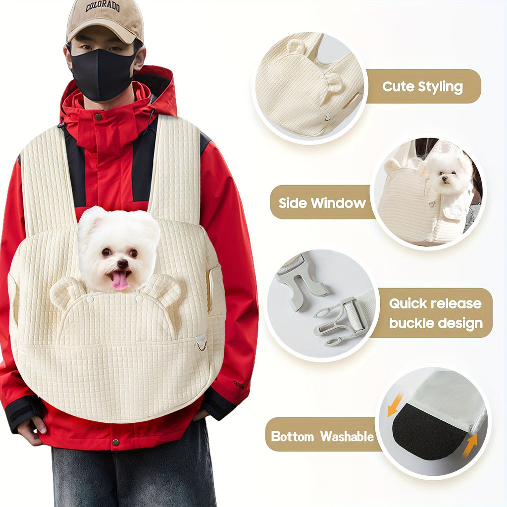 Quilted Teddy Carrier for Small Pets